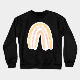 yellow orange and pink rainbow Crewneck Sweatshirt